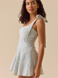 Berkley Gingham Romper Detail 4 - TULLABEE