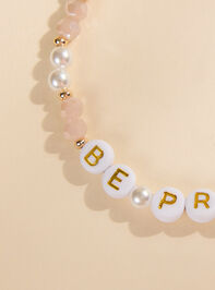 Be Present Beaded Bracelet Detail 3 - TULLABEE