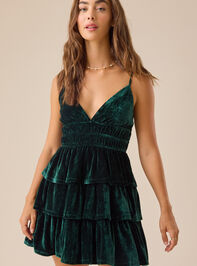 Arina Velvet Mini Dress - TULLABEE