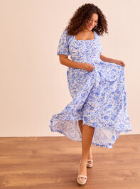 Wilow Floral Maxi Dress Detail 2 - TULLABEE