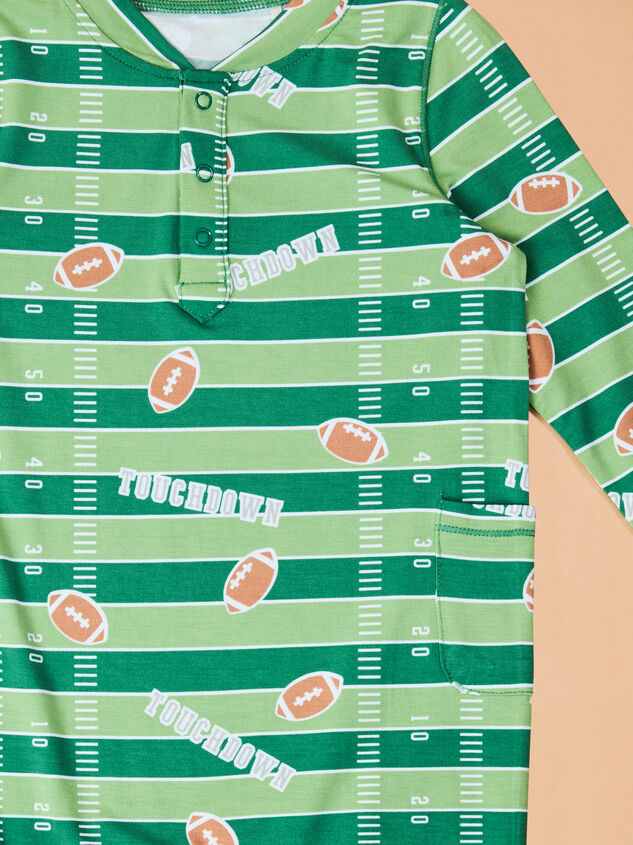 Little Lineman Jumpsuit Detail 2 - TULLABEE