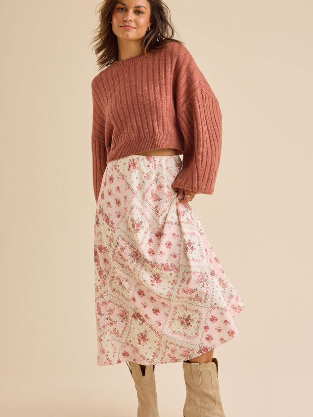Gale Bandana Midi Skirt - TULLABEE