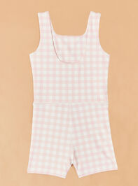 Lena Gingham Unitard Detail 3 - TULLABEE