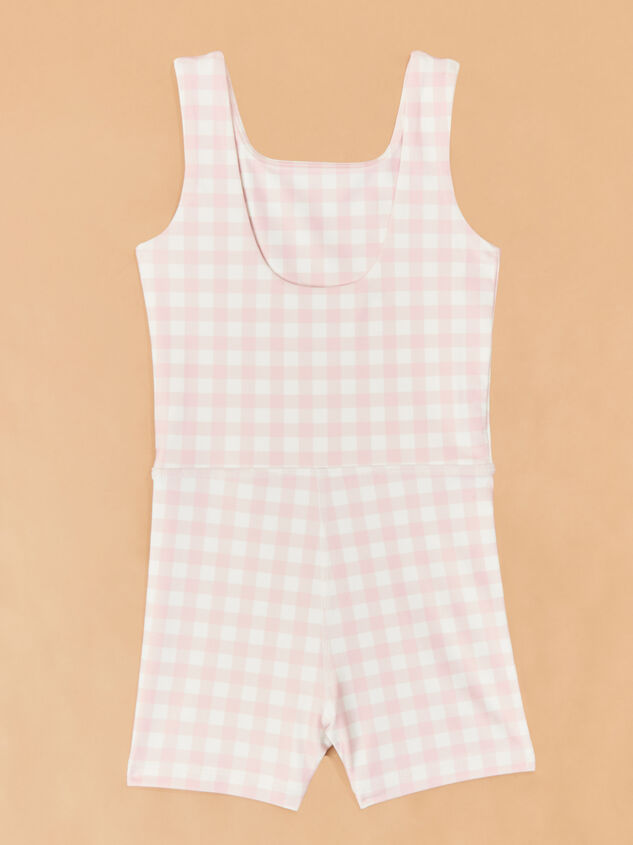 Lena Gingham Unitard Detail 3 - TULLABEE