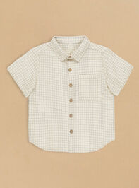 Andy Grid Button Down by Rylee + Cru - TULLABEE