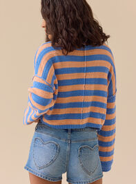 Mayci Heart Pocket Denim Short - TULLABEE