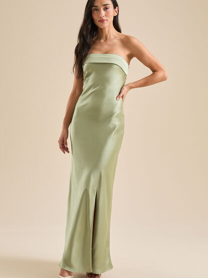 Paityn Strapless Maxi Dress - TULLABEE