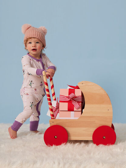 Nutcracker Ballet Ruffle Sleeper - TULLABEE