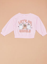 Let's Go Ghouls Toddler Sweatshirt - TULLABEE