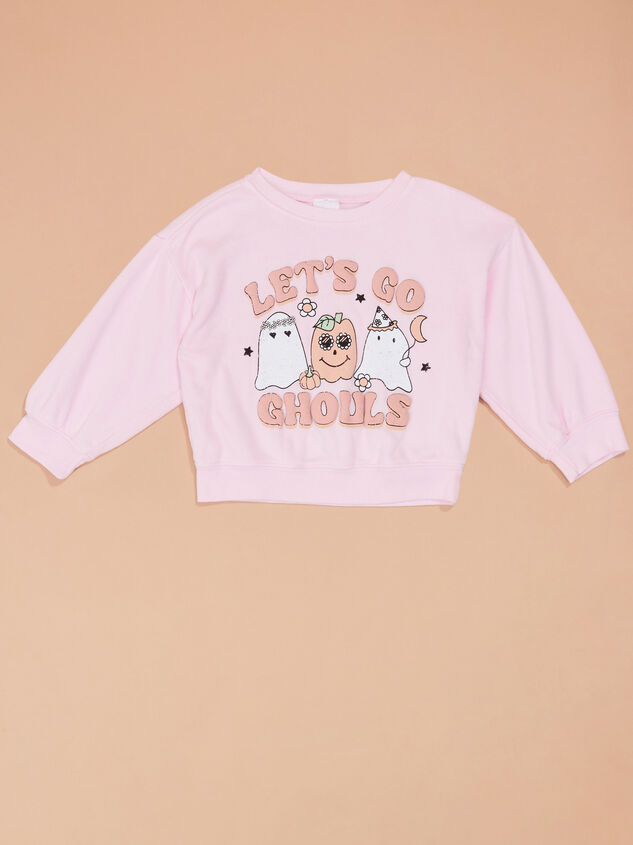 Let's Go Ghouls Toddler Sweatshirt - TULLABEE