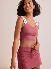 All Along Ruffle Tank - TULLABEE