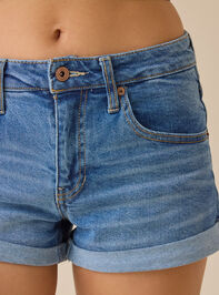 Joely Denim Shorts Detail 2 - TULLABEE