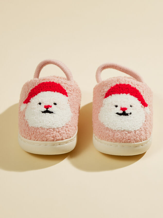 Santa Slippers Detail 2 - TULLABEE