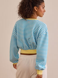 Supersoft Stripe Pullover Detail 4 - TULLABEE