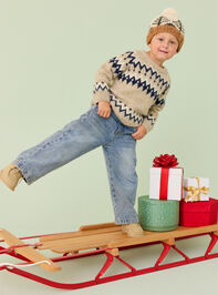 Frosty Fair Isle Sweater - TULLABEE