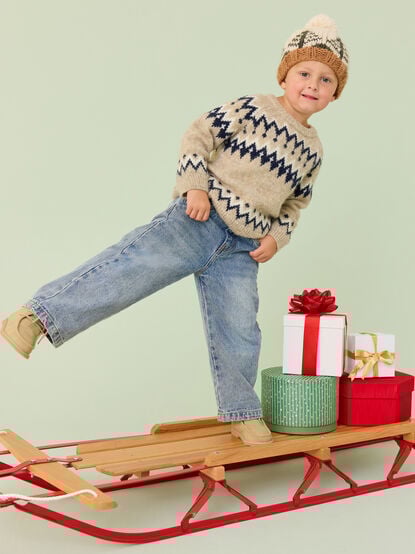 Frosty Fair Isle Sweater - TULLABEE