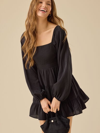 Amira Tiered Mini Dress - TULLABEE