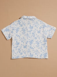 Porter Floral Button-Down Shirt Detail 2 - TULLABEE