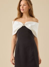 Elodie Off The Shoulder Mini Dress Detail 2 - TULLABEE