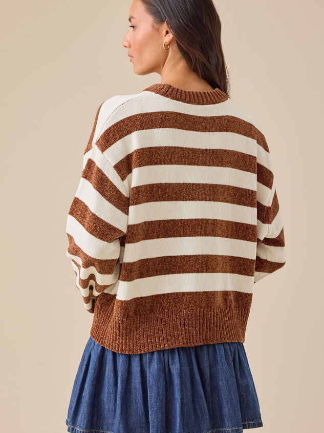 Charlotte Striped Sweater Detail 5 - TULLABEE