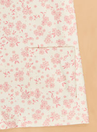 Kara Floral Toddler Athletic Dress Detail 3 - TULLABEE