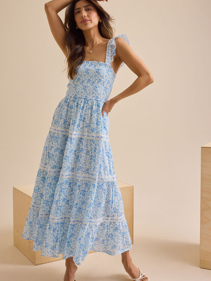 Tatum Floral Maxi Dress - TULLABEE