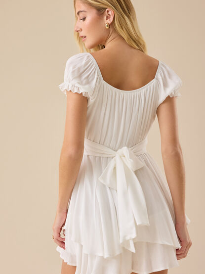Haisley Layered Crossover Romper - TULLABEE