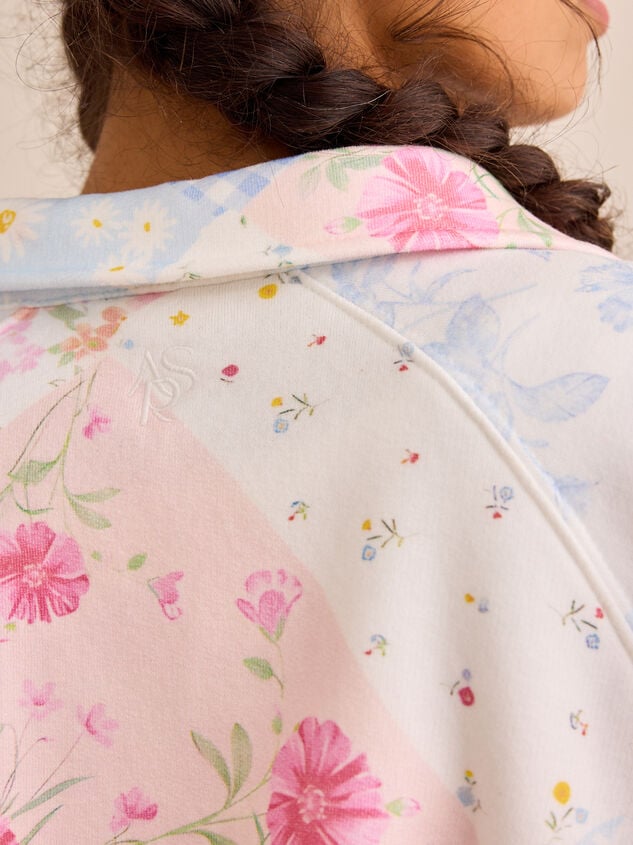 Garden Stroll Balloon Sleeve Pullover Detail 5 - TULLABEE