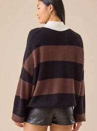 Piper Striped Pullover Detail 5 - TULLABEE