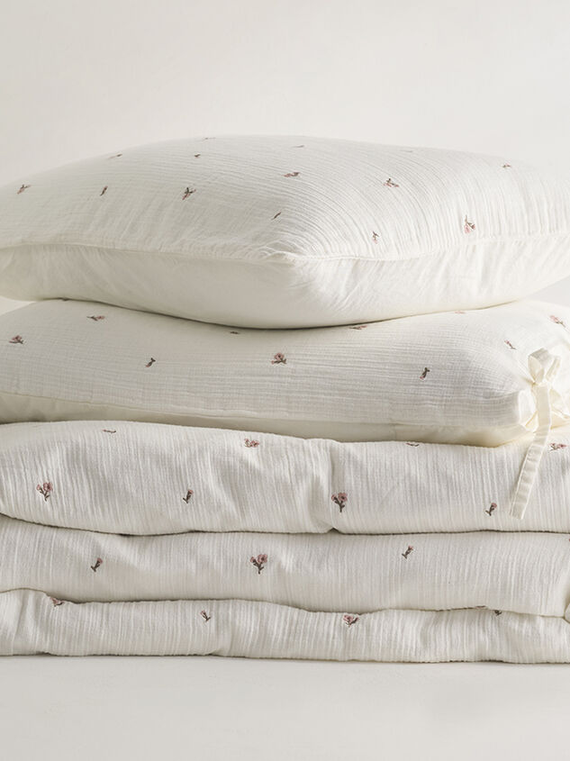 Clara Cotton Duvet Cover Detail 4 - TULLABEE