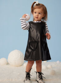 Layla Striped Top and Heart Pocket Dress - TULLABEE