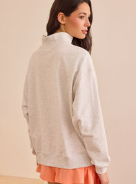Precision Mock Neck Sweatshirt Detail 5 - TULLABEE