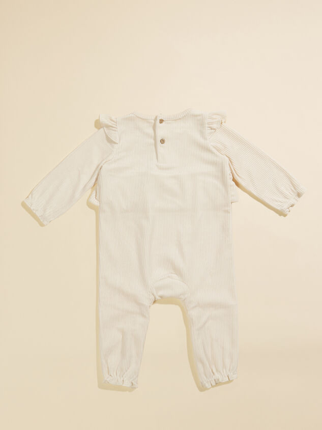 Marianne Velour Sleeper and Bow Set by MudPie Detail 2 - TULLABEE