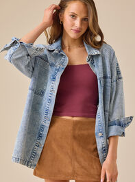 Bridgette Suede Mini Skort - TULLABEE