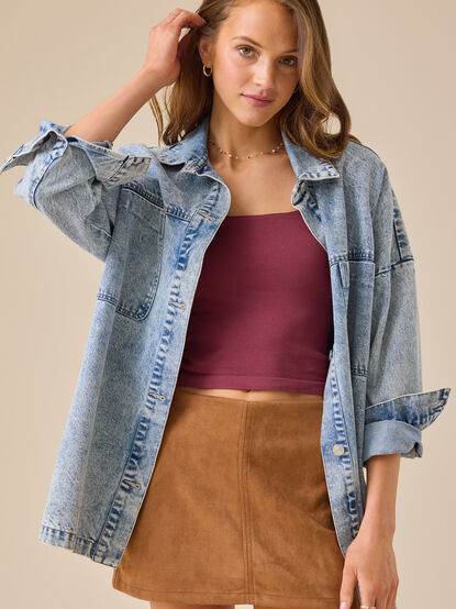 Bridgette Suede Mini Skort - TULLABEE