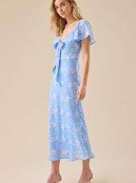 Sophia Floral Maxi Dress Detail 3 - TULLABEE