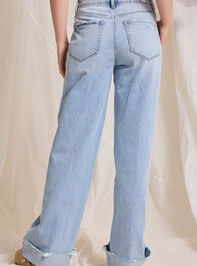 Hart Roll Cuff Jeans Detail 5 - TULLABEE