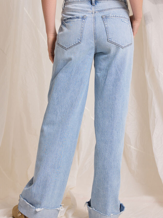 Hart Roll Cuff Jeans Detail 5 - TULLABEE