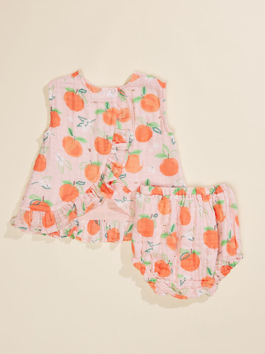 Oranges Top and Bloomer Set - TULLABEE
