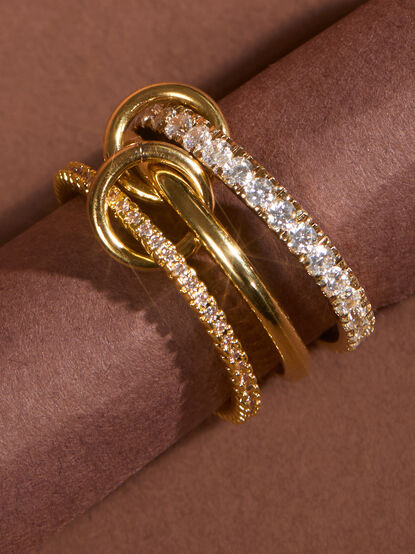 Endless Glow 3 Band Ring - TULLABEE
