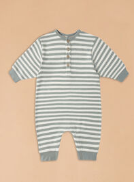 Corbin Striped Jumpsuit by Quincy Mae - TULLABEE