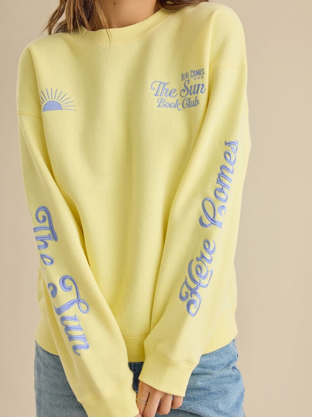 Here Comes The Sun Pullover Detail 3 - TULLABEE