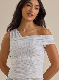 Kristin Asymmetrical Top Detail 2 - TULLABEE