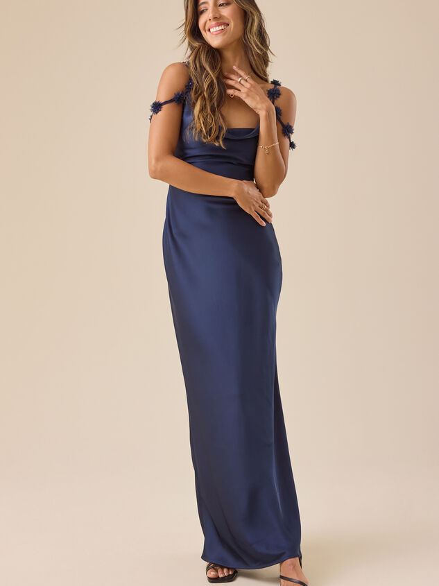 Scarlett Satin Maxi Dress - TULLABEE