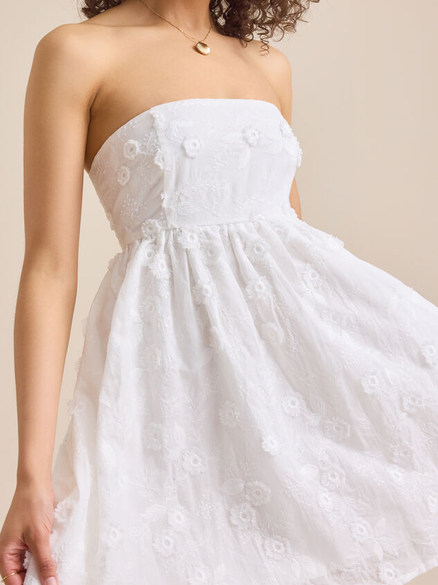 Tillie Floral Mini Dress Detail 2 - TULLABEE