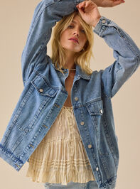 Scottie Denim Jacket Detail 6 - TULLABEE