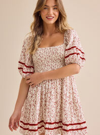 Chaya Puff Sleeve Mini Dress - TULLABEE