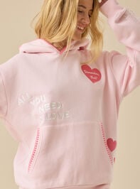 Jesus Loves You Hoodie Detail 3 - TULLABEE