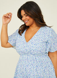 Tallulah Floral Dress Detail 5 - TULLABEE