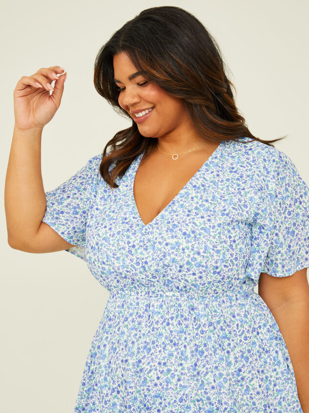 Tallulah Floral Dress Detail 5 - TULLABEE